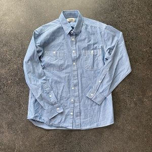 Taylor Stitch Chambray Shirt - size: 46